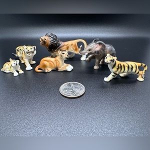 Vintage Hagen Renaker bone china miniature animal figurines